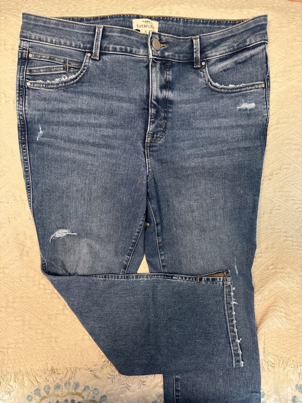Maurices Everflex Mid Blue Denim Jeans